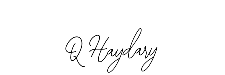 Best and Professional Signature Style for Q Haydary. Bearetta-2O07w Best Signature Style Collection. Q Haydary signature style 12 images and pictures png