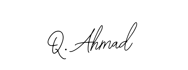 It looks lik you need a new signature style for name Q. Ahmad. Design unique handwritten (Bearetta-2O07w) signature with our free signature maker in just a few clicks. Q. Ahmad signature style 12 images and pictures png