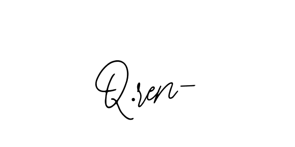 Once you've used our free online signature maker to create your best signature Bearetta-2O07w style, it's time to enjoy all of the benefits that Q.ren- name signing documents. Q.ren- signature style 12 images and pictures png