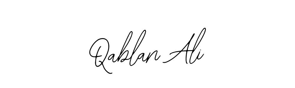 Use a signature maker to create a handwritten signature online. With this signature software, you can design (Bearetta-2O07w) your own signature for name Qablan Ali. Qablan Ali signature style 12 images and pictures png