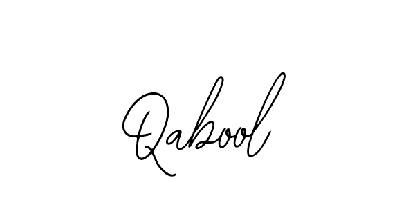 You should practise on your own different ways (Bearetta-2O07w) to write your name (Qabool) in signature. don't let someone else do it for you. Qabool signature style 12 images and pictures png