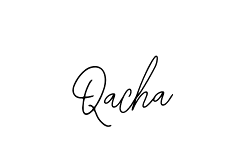 How to make Qacha signature? Bearetta-2O07w is a professional autograph style. Create handwritten signature for Qacha name. Qacha signature style 12 images and pictures png