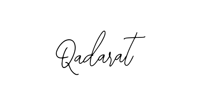 Use a signature maker to create a handwritten signature online. With this signature software, you can design (Bearetta-2O07w) your own signature for name Qadarat. Qadarat signature style 12 images and pictures png