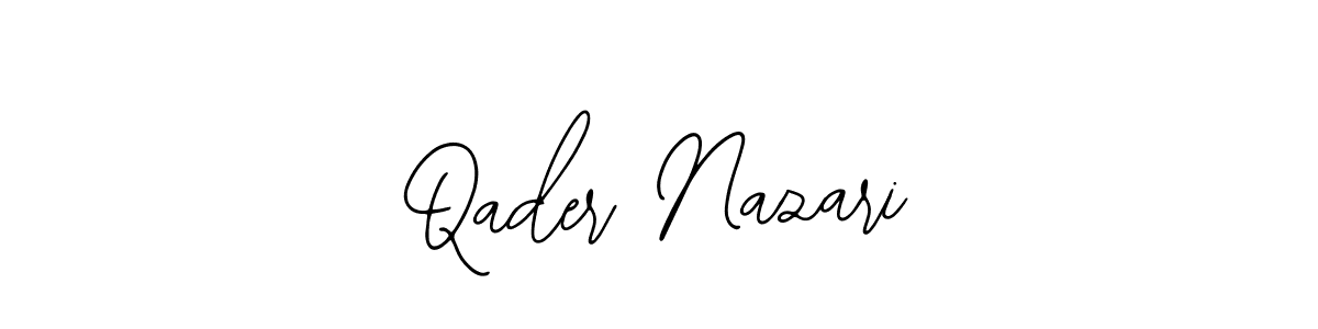 Make a beautiful signature design for name Qader Nazari. With this signature (Bearetta-2O07w) style, you can create a handwritten signature for free. Qader Nazari signature style 12 images and pictures png