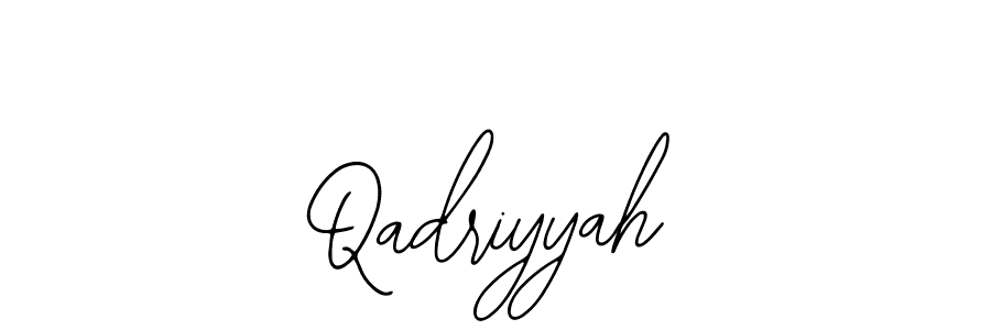How to make Qadriyyah signature? Bearetta-2O07w is a professional autograph style. Create handwritten signature for Qadriyyah name. Qadriyyah signature style 12 images and pictures png