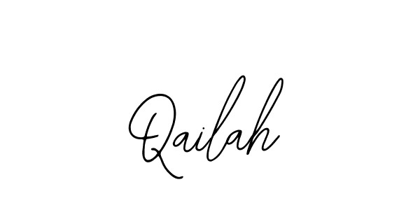 You should practise on your own different ways (Bearetta-2O07w) to write your name (Qailah) in signature. don't let someone else do it for you. Qailah signature style 12 images and pictures png