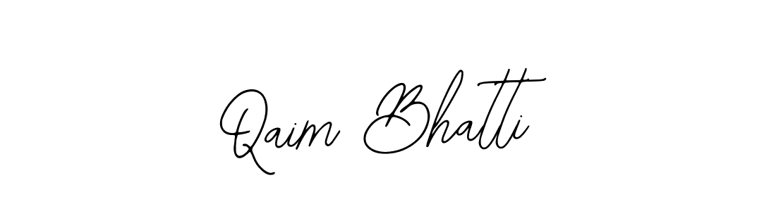 Create a beautiful signature design for name Qaim Bhatti. With this signature (Bearetta-2O07w) fonts, you can make a handwritten signature for free. Qaim Bhatti signature style 12 images and pictures png