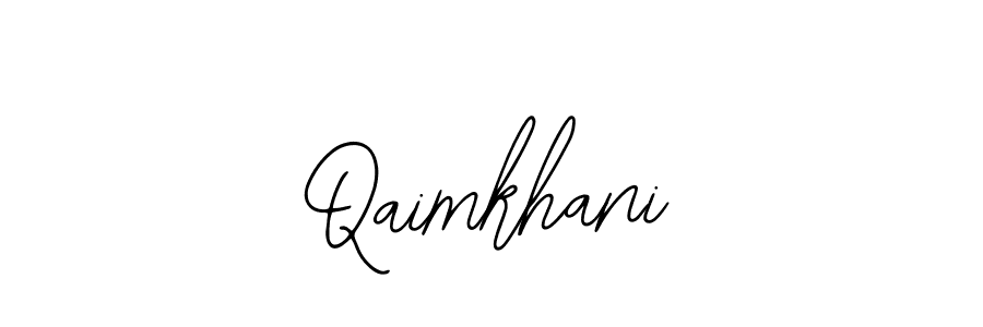 Make a beautiful signature design for name Qaimkhani. With this signature (Bearetta-2O07w) style, you can create a handwritten signature for free. Qaimkhani signature style 12 images and pictures png