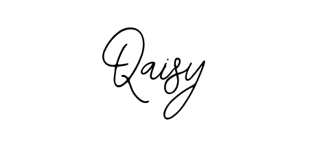 A classic penmanship look for Qaisy. The Bearetta-2O07w font brings timeless elegance and confidence to every signed document. Qaisy signature style 12 images and pictures png