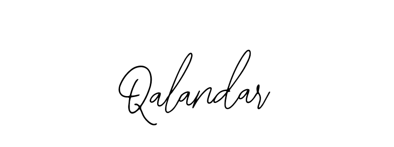 You should practise on your own different ways (Bearetta-2O07w) to write your name (Qalandar) in signature. don't let someone else do it for you. Qalandar signature style 12 images and pictures png