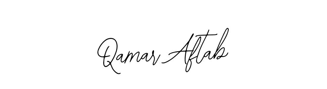Use a signature maker to create a handwritten signature online. With this signature software, you can design (Bearetta-2O07w) your own signature for name Qamar Aftab. Qamar Aftab signature style 12 images and pictures png