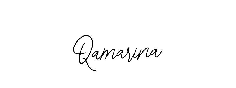 The best way (Bearetta-2O07w) to make a short signature is to pick only two or three words in your name. The name Qamarina include a total of six letters. For converting this name. Qamarina signature style 12 images and pictures png