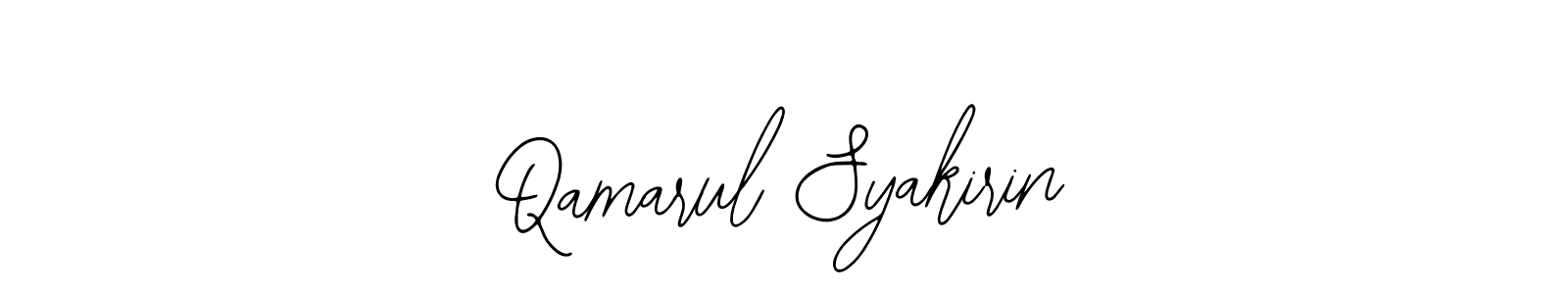 Also You can easily find your signature by using the search form. We will create Qamarul Syakirin name handwritten signature images for you free of cost using Bearetta-2O07w sign style. Qamarul Syakirin signature style 12 images and pictures png