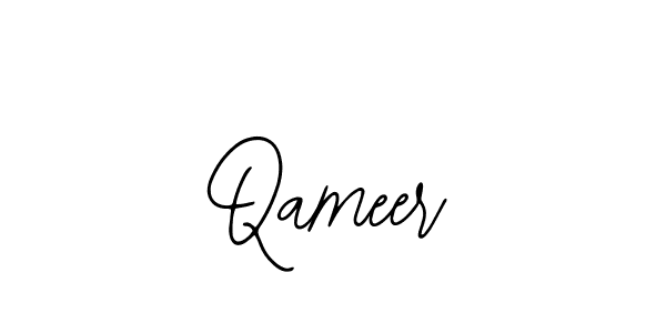 You should practise on your own different ways (Bearetta-2O07w) to write your name (Qameer) in signature. don't let someone else do it for you. Qameer signature style 12 images and pictures png