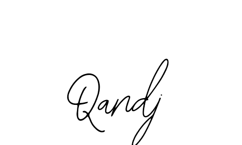 Make a beautiful signature design for name Qandj. With this signature (Bearetta-2O07w) style, you can create a handwritten signature for free. Qandj signature style 12 images and pictures png