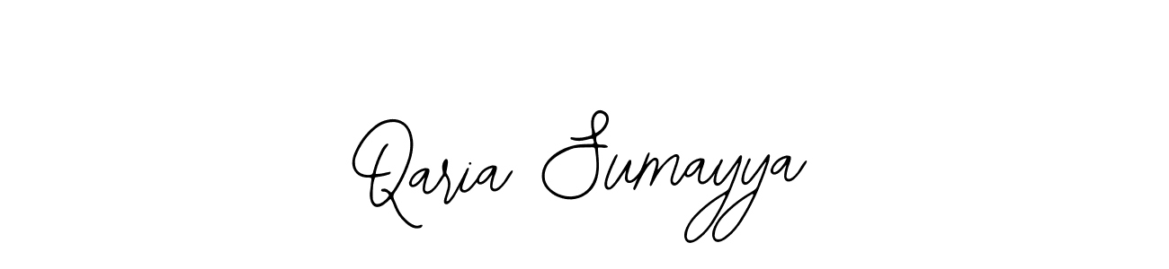 Make a beautiful signature design for name Qaria Sumayya. With this signature (Bearetta-2O07w) style, you can create a handwritten signature for free. Qaria Sumayya signature style 12 images and pictures png