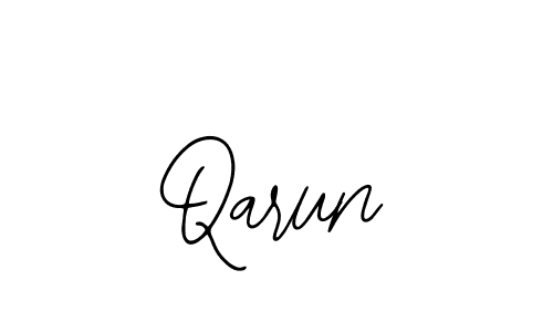 Make a beautiful signature design for name Qarun. With this signature (Bearetta-2O07w) style, you can create a handwritten signature for free. Qarun signature style 12 images and pictures png