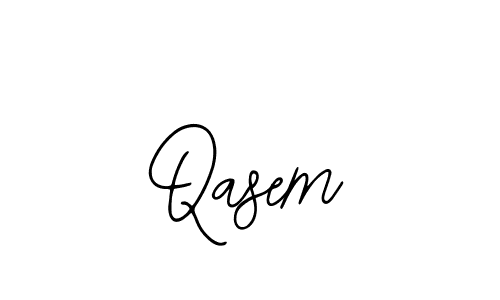 You should practise on your own different ways (Bearetta-2O07w) to write your name (Qasem) in signature. don't let someone else do it for you. Qasem signature style 12 images and pictures png