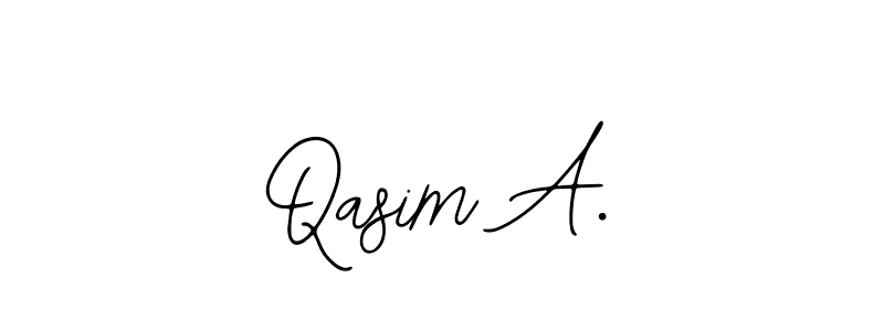 Make a beautiful signature design for name Qasim A.. Use this online signature maker to create a handwritten signature for free. Qasim A. signature style 12 images and pictures png