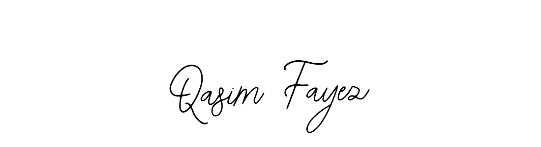 How to make Qasim Fayez name signature. Use Bearetta-2O07w style for creating short signs online. This is the latest handwritten sign. Qasim Fayez signature style 12 images and pictures png
