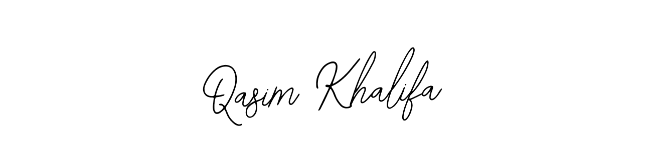 if you are searching for the best signature style for your name Qasim Khalifa. so please give up your signature search. here we have designed multiple signature styles  using Bearetta-2O07w. Qasim Khalifa signature style 12 images and pictures png