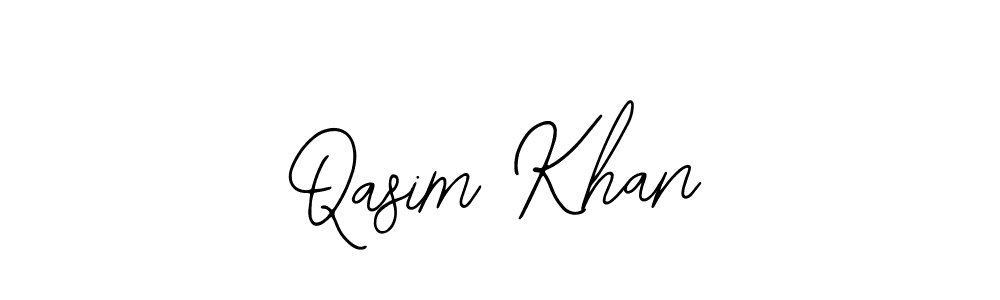 Use a signature maker to create a handwritten signature online. With this signature software, you can design (Bearetta-2O07w) your own signature for name Qasim Khan. Qasim Khan signature style 12 images and pictures png