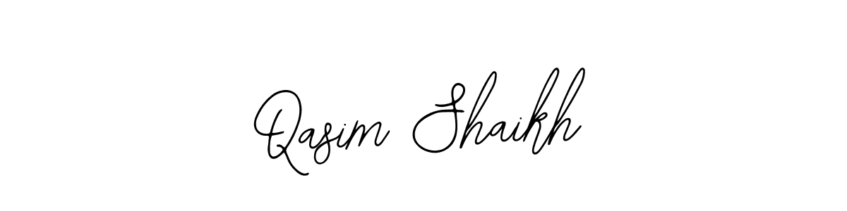 The best way (Bearetta-2O07w) to make a short signature is to pick only two or three words in your name. The name Qasim Shaikh include a total of six letters. For converting this name. Qasim Shaikh signature style 12 images and pictures png