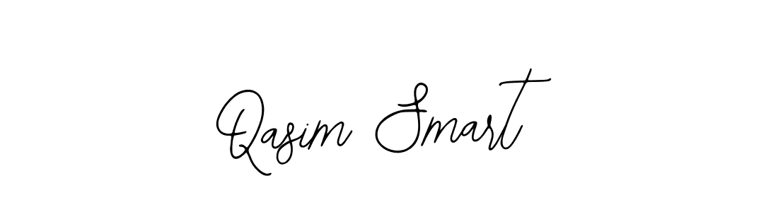 The best way (Bearetta-2O07w) to make a short signature is to pick only two or three words in your name. The name Qasim Smart include a total of six letters. For converting this name. Qasim Smart signature style 12 images and pictures png