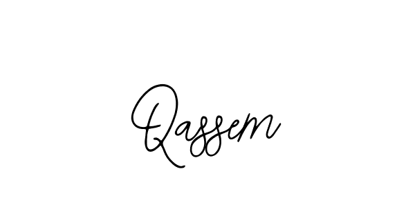 Make a beautiful signature design for name Qassem. With this signature (Bearetta-2O07w) style, you can create a handwritten signature for free. Qassem signature style 12 images and pictures png