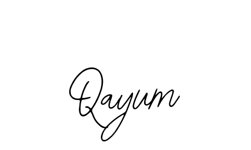 How to make Qayum signature? Bearetta-2O07w is a professional autograph style. Create handwritten signature for Qayum name. Qayum signature style 12 images and pictures png