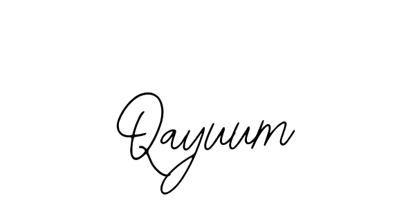 Use a signature maker to create a handwritten signature online. With this signature software, you can design (Bearetta-2O07w) your own signature for name Qayuum. Qayuum signature style 12 images and pictures png