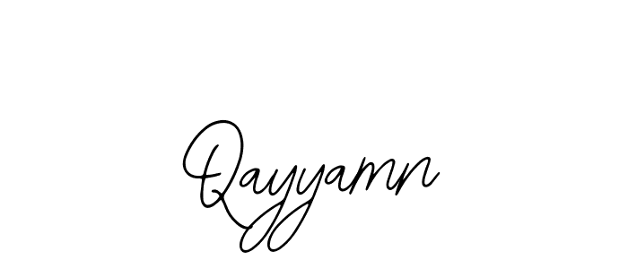 You should practise on your own different ways (Bearetta-2O07w) to write your name (Qayyamn) in signature. don't let someone else do it for you. Qayyamn signature style 12 images and pictures png