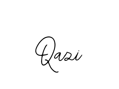 How to make Qazi name signature. Use Bearetta-2O07w style for creating short signs online. This is the latest handwritten sign. Qazi signature style 12 images and pictures png