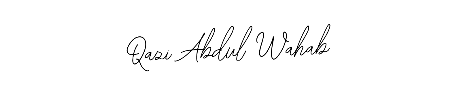 Here are the top 10 professional signature styles for the name Qazi Abdul Wahab. These are the best autograph styles you can use for your name. Qazi Abdul Wahab signature style 12 images and pictures png