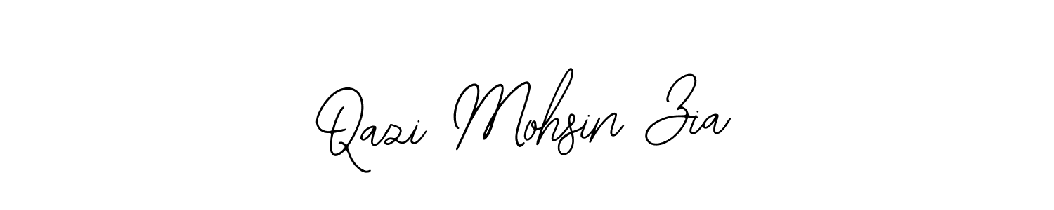 Make a beautiful signature design for name Qazi Mohsin Zia. Use this online signature maker to create a handwritten signature for free. Qazi Mohsin Zia signature style 12 images and pictures png