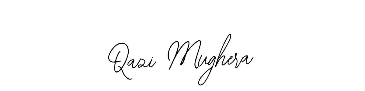 Similarly Bearetta-2O07w is the best handwritten signature design. Signature creator online .You can use it as an online autograph creator for name Qazi Mughera. Qazi Mughera signature style 12 images and pictures png