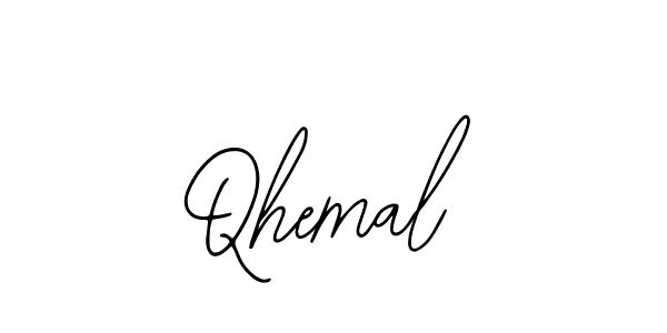 Make a beautiful signature design for name Qhemal. With this signature (Bearetta-2O07w) style, you can create a handwritten signature for free. Qhemal signature style 12 images and pictures png