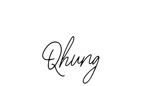 Make a beautiful signature design for name Qhung. With this signature (Bearetta-2O07w) style, you can create a handwritten signature for free. Qhung signature style 12 images and pictures png