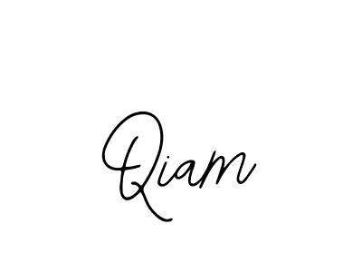 How to make Qiam signature? Bearetta-2O07w is a professional autograph style. Create handwritten signature for Qiam name. Qiam signature style 12 images and pictures png