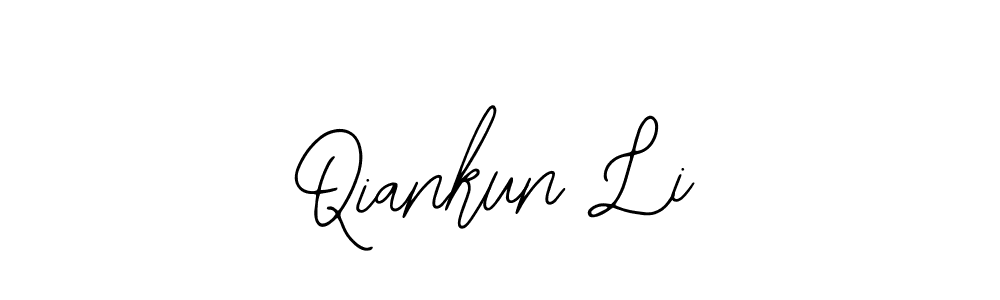 Similarly Bearetta-2O07w is the best handwritten signature design. Signature creator online .You can use it as an online autograph creator for name Qiankun Li. Qiankun Li signature style 12 images and pictures png