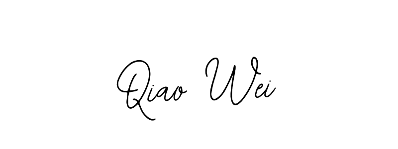 Use a signature maker to create a handwritten signature online. With this signature software, you can design (Bearetta-2O07w) your own signature for name Qiao Wei. Qiao Wei signature style 12 images and pictures png