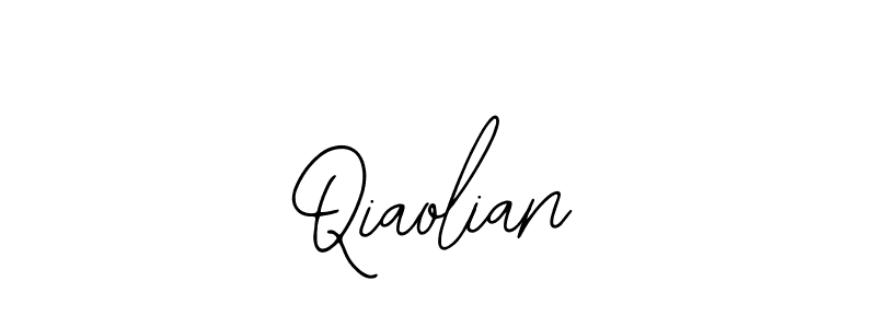 How to make Qiaolian name signature. Use Bearetta-2O07w style for creating short signs online. This is the latest handwritten sign. Qiaolian signature style 12 images and pictures png