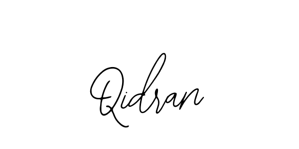 How to make Qidran name signature. Use Bearetta-2O07w style for creating short signs online. This is the latest handwritten sign. Qidran signature style 12 images and pictures png
