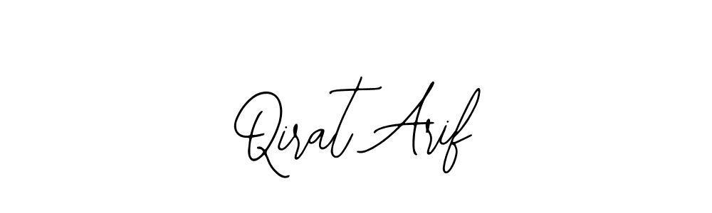 Also You can easily find your signature by using the search form. We will create Qirat Arif name handwritten signature images for you free of cost using Bearetta-2O07w sign style. Qirat Arif signature style 12 images and pictures png