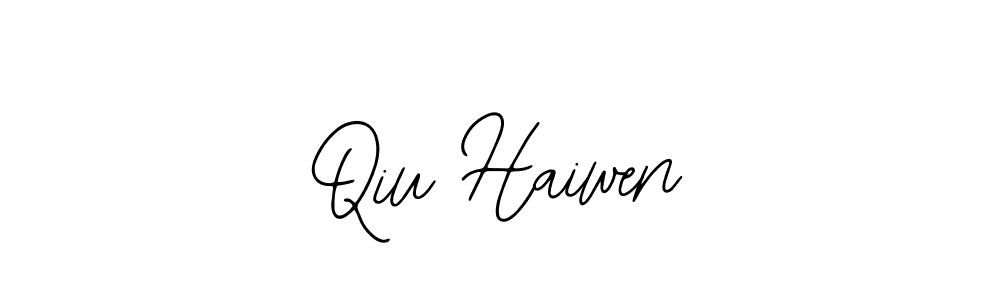 You can use this online signature creator to create a handwritten signature for the name Qiu Haiwen. This is the best online autograph maker. Qiu Haiwen signature style 12 images and pictures png