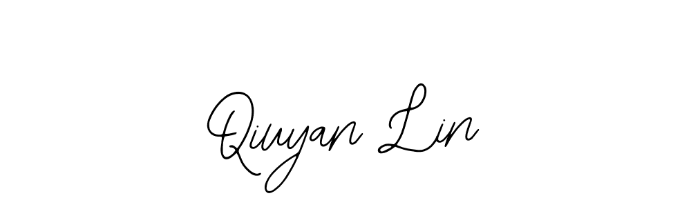 Also You can easily find your signature by using the search form. We will create Qiuyan Lin name handwritten signature images for you free of cost using Bearetta-2O07w sign style. Qiuyan Lin signature style 12 images and pictures png