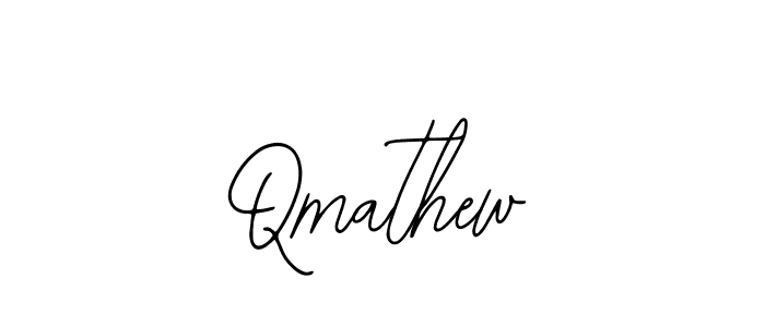 How to make Qmathew name signature. Use Bearetta-2O07w style for creating short signs online. This is the latest handwritten sign. Qmathew signature style 12 images and pictures png