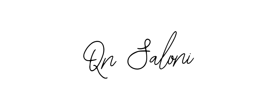 Use a signature maker to create a handwritten signature online. With this signature software, you can design (Bearetta-2O07w) your own signature for name Qn Saloni. Qn Saloni signature style 12 images and pictures png