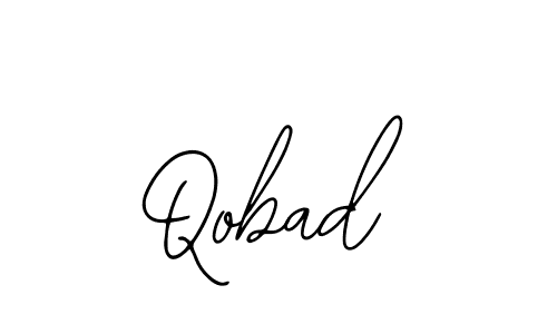 How to make Qobad name signature. Use Bearetta-2O07w style for creating short signs online. This is the latest handwritten sign. Qobad signature style 12 images and pictures png