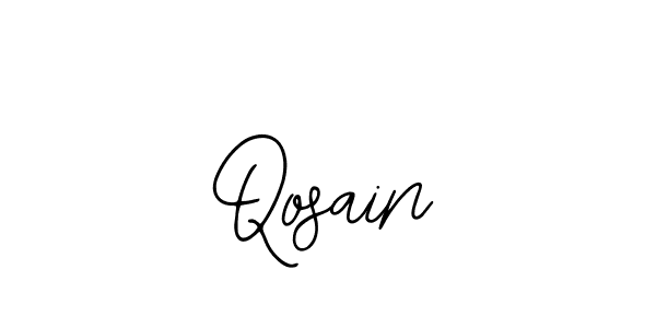 You should practise on your own different ways (Bearetta-2O07w) to write your name (Qosain) in signature. don't let someone else do it for you. Qosain signature style 12 images and pictures png